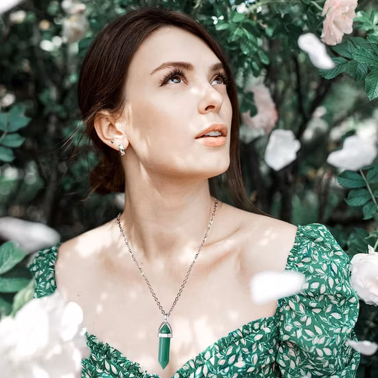 邪眼ヒーリング アメジスト クリスタル カーネリアン チャクラ 10 個クリスタル ネックレス